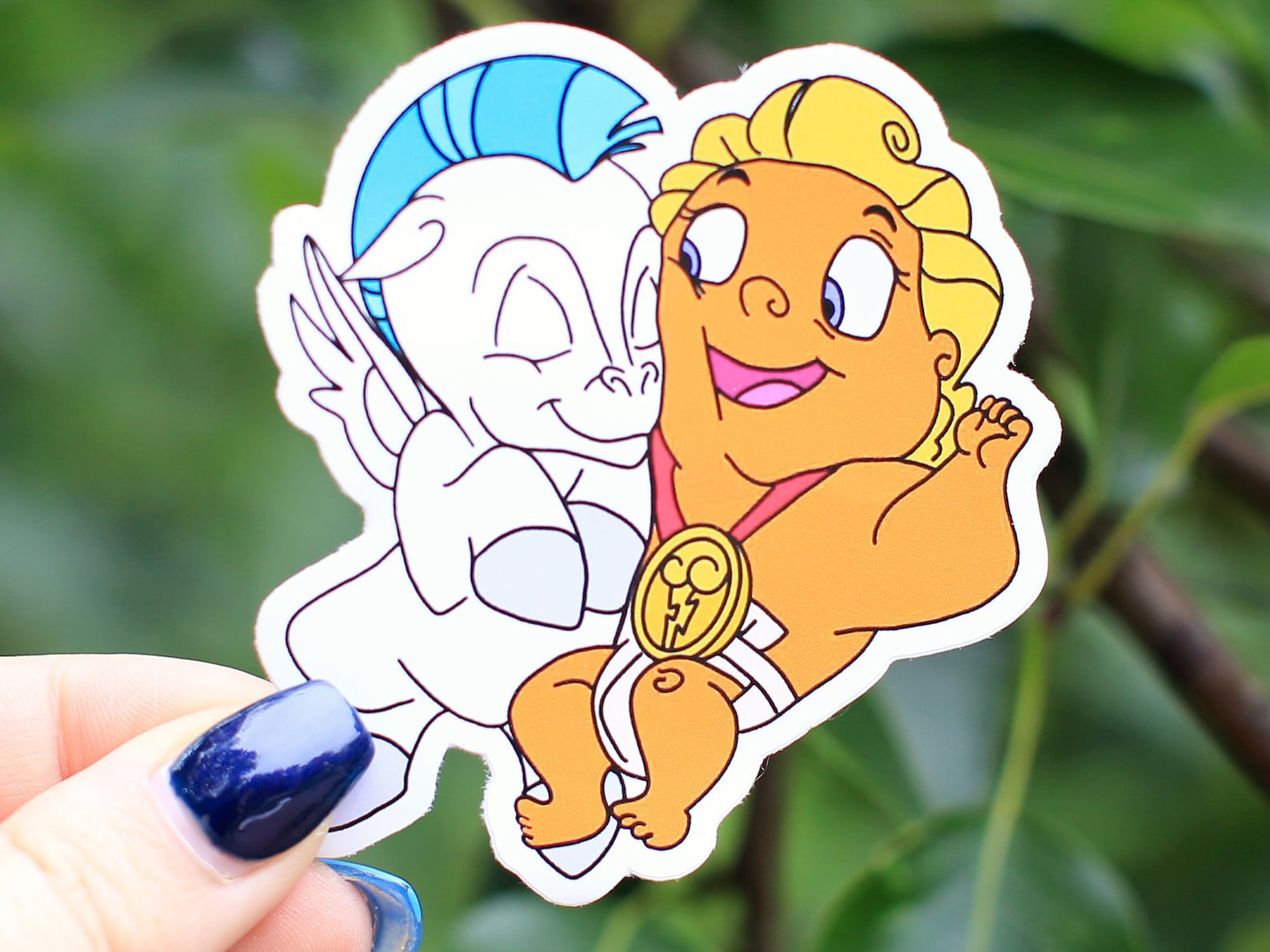 Herkules Sticker Aufkleber Baby Hercules Baby Pegasus Etsy.de