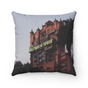 Tower Of Terror Pillow, Hollywood StudiosThrow Pillow, Decor, Pillow, Gifts, Couch Pillow, Pillow, Home Decor, Living Room Decor, Bedding