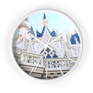 Castle Wall Clock, Home Decor, Gift, Wall Clock, Clock, Wall Decor, Home Decor, Modern Wall Clock
