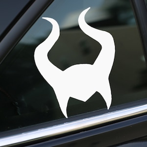 Maleficent Decal, Villain decal, Car Decal, wall decal, laptop stickers, Vinyl Decal, Stickers, Gifts, For Her, For Him