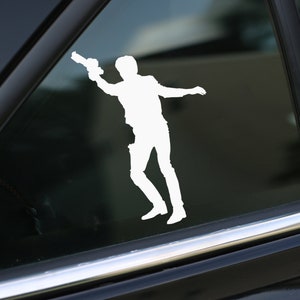 Han Solo Decal, Star Wars decal, Car Decal, wall decal, laptop stickers, Vinyl Decal, Stickers, Gifts, For Her, For Him