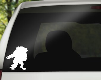 Beast Decal, Beauty and The Beast decal, Car Decal, wall decal, laptop stickers, Vinyl Decal, Stickers, Gifts, For Her, For Him