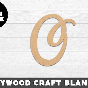 O Wood Shape, Letter Font, Unfinished Wood, Craft Wood, Wood Cutout,  Laser Cut, Craft Supply, Wood Pieces, Wood Blanks, for Crafts