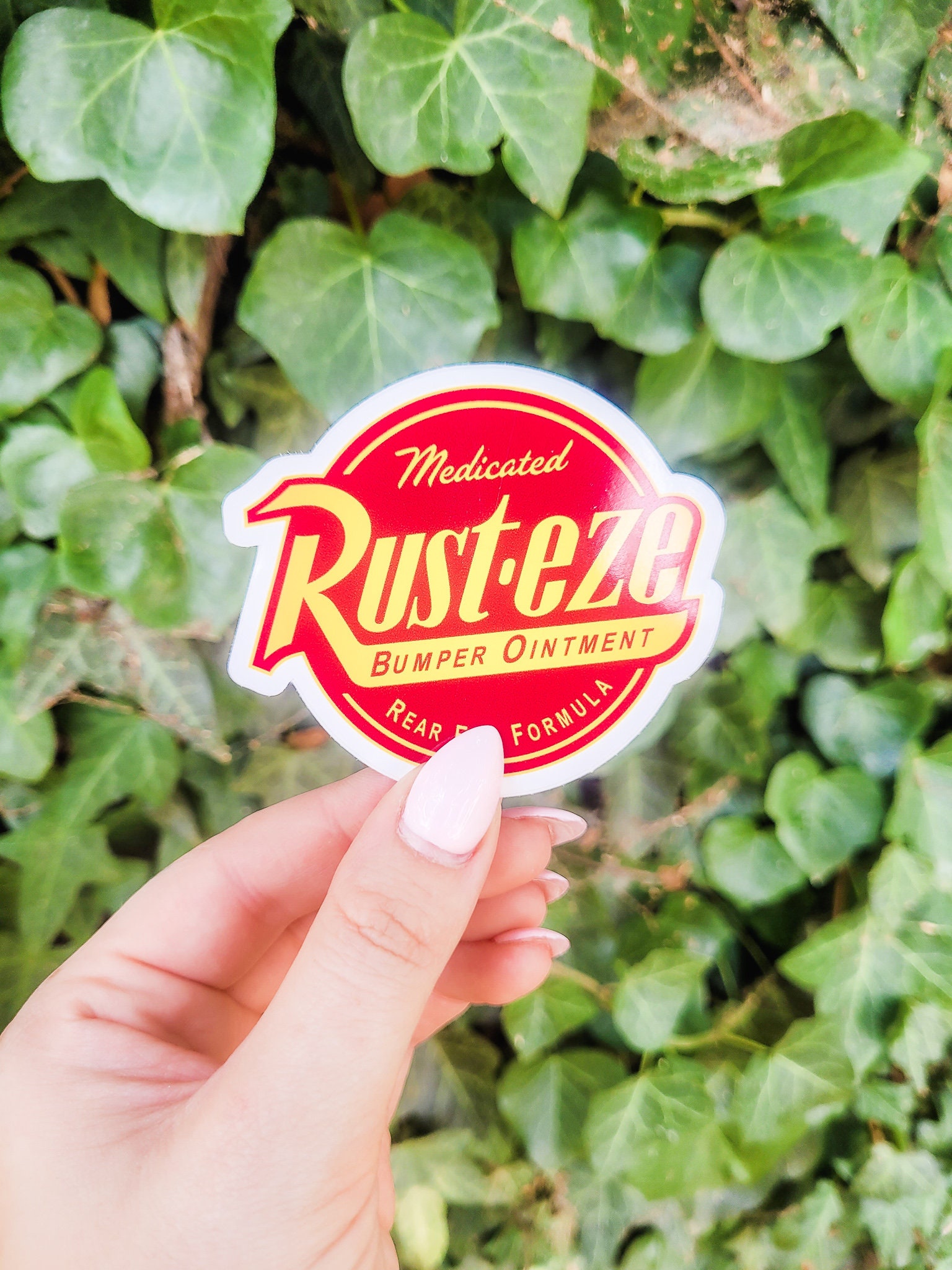 Rusteze Sticker, Sticker, Cars Sticker, Lightning Mcqueen Sticker, Gift ...