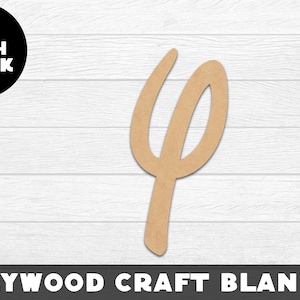 Y Wood Shape, Letter Font, Unfinished Wood, Craft Wood, Wood Cutout,  Laser Cut, Craft Supply, Wood Pieces, Wood Blanks, for Crafts