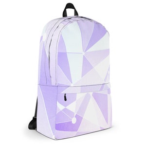 Purple Wall Backpack, Magic Kingdom Backpack, Backpack, Bag, Gifts, Park Bag, Carry On, Gift for Him, Gift for Her, Canvas