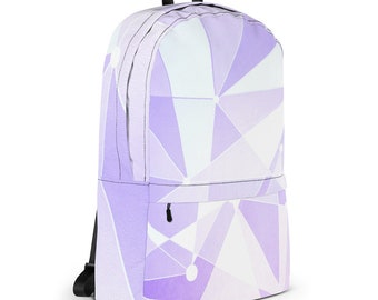 Purple Wall Backpack, Magic Kingdom Backpack, Backpack, Bag, Gifts, Park Bag, Carry On, Gift for Him, Gift for Her, Canvas