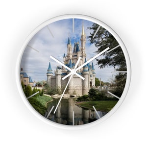 Magic Kingdom Wall Clock, Home Decor, Gift, Wall Clock, Clock, Wall Decor, Home Decor, Modern Wall Clock