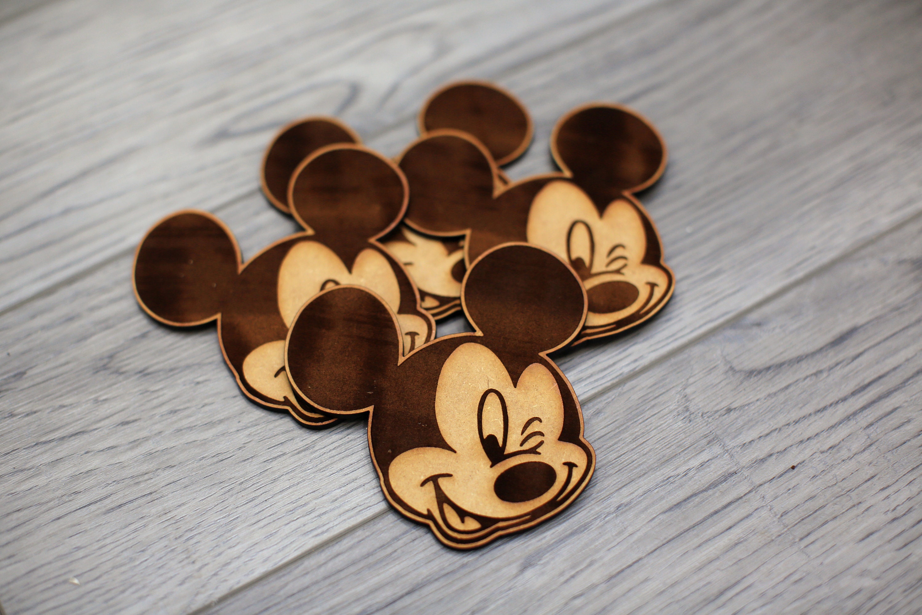 Mickey Coasters Disney Coaster Set of Four Mickey Mouse Etsy