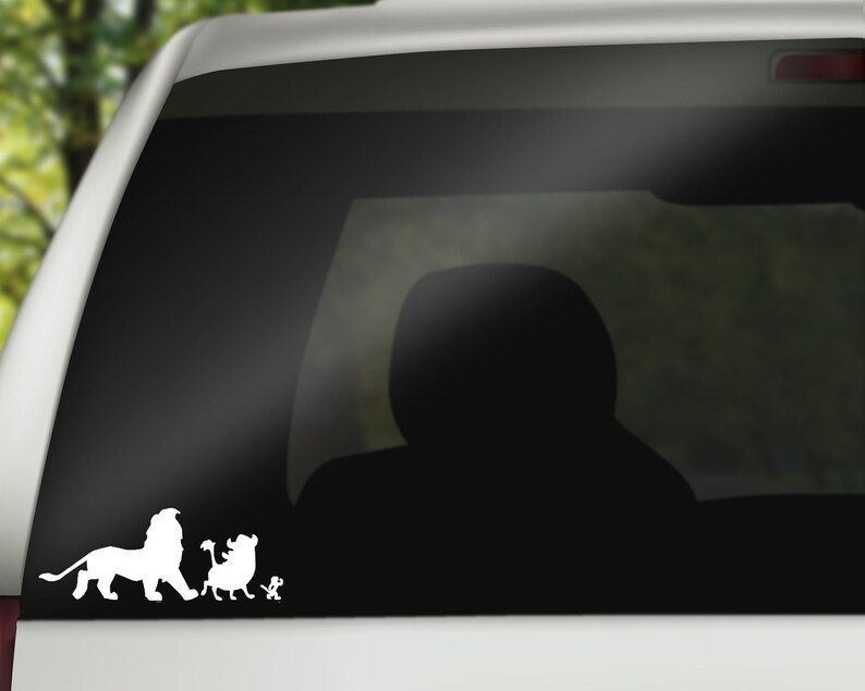 Lion King Decal Car Decal Wall Decal Laptop Stickers Vinyl Etsy