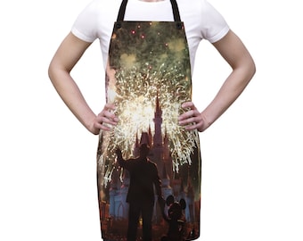 Wishes Apron, Apron, Kitchen, Decor, Gift For Her, Cooking, Kitchen Apron