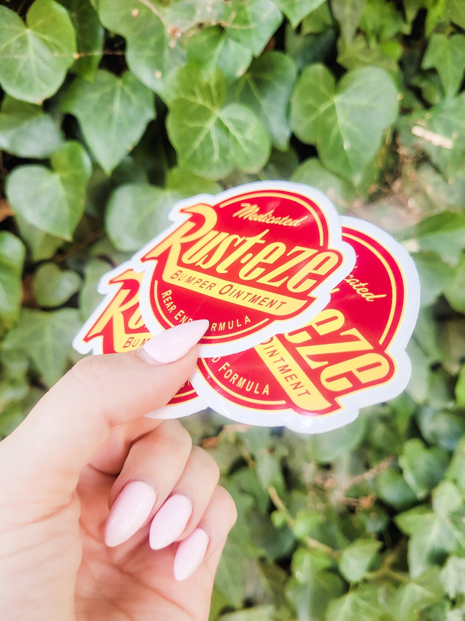 Rusteze Sticker, Sticker, Cars Sticker, Lightning Mcqueen Sticker, Gift ...