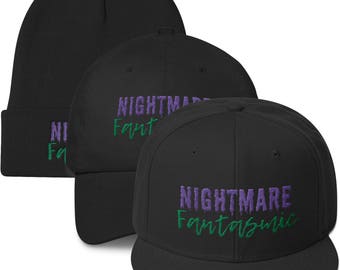 Nightmare Fantasmic Hat, Hollywood Studios Hat, Hat, Dad Hat, Gift for Him, Ball Cap, Dad Hat