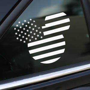 Adesivo bandiera americana Topo, Topo, Adesivo auto, Adesivo da parete, Adesivi per laptop, Adesivo in vinile, Adesivi, Regali, Per lei, Per lui