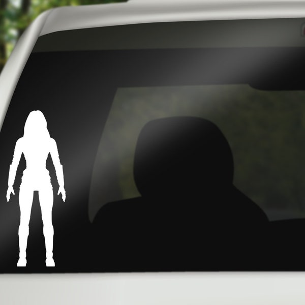 Female Superhero Wall Decal Etsy