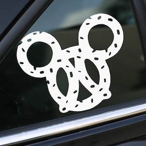 Mouse Pretzel Decal Snacks decal, Car Decal, wall decal, laptop stickers,  Vinyl Decal, Stickers, Gifts, For Her, For Him