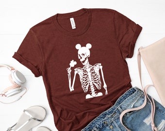 Skeleton Shirt, Halloween Shirt, Skeleton Tee, Halloween, Gift, Plus Size, Vacation Shirt, Family Shirt