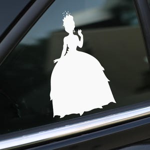 Tiana Decal Princess decal, Car Decal, wall decal, laptop stickers,  Vinyl Decal, Stickers, Gifts, For Her, For Him