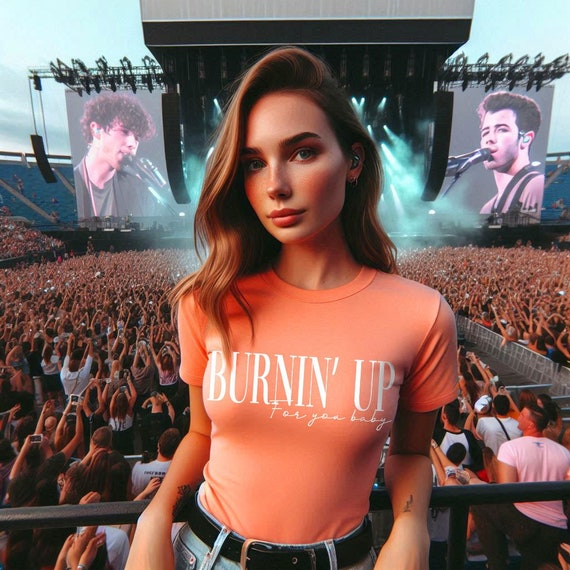 Burnin' Up For You - Boy-Band Sucker For You Concert T-Shirt Burnin' Up For You - Boy-Band Sucker For You Concert T-Shirt