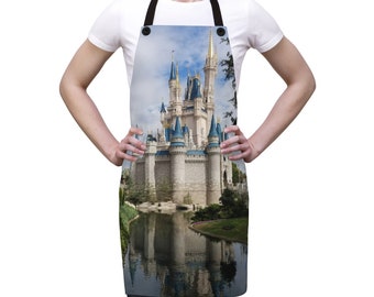 Castle Apron, Apron, Kitchen, Decor, Gift For Her, Cooking, Kitchen Apron