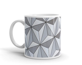 Epcot Mug, Spaceship Earth Mug, Coffee Cup, Mug, Coffee Mug, Gifts, Office Gift, Coffee, Tea, Birthday Gift, For Him, For Her, Drinkware