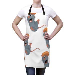 Ratatouille Apron, Apron, Kitchen, Decor, Gift For Her, Cooking, Kitchen Apron