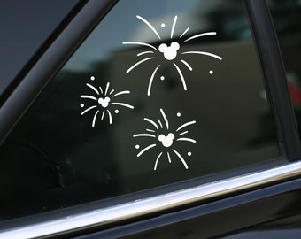 Sticker feux d'artifice, sticker voiture, sticker mural, stickers pour ordinateur portable, vinyle autocollant, stickers, cadeaux, pour elle, pour lui