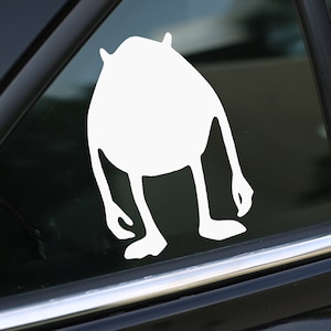 Mike Wazowski Decal, Monsters Inc decal, Car Decal, wall decal, laptop stickers, Vinyl Decal, Stickers, Gifts, For Her, For Him
