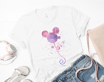 Camiseta con globo de ratón, camiseta de Magic Kingdom, regalo, talla grande, camiseta de vacaciones, camiseta familiar