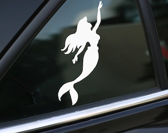Ariel Decal, Little Mermaid decal, Car Decal, wall decal, laptop stickers, Vinyl Decal, Stickers, Gifts, For Her, For Him