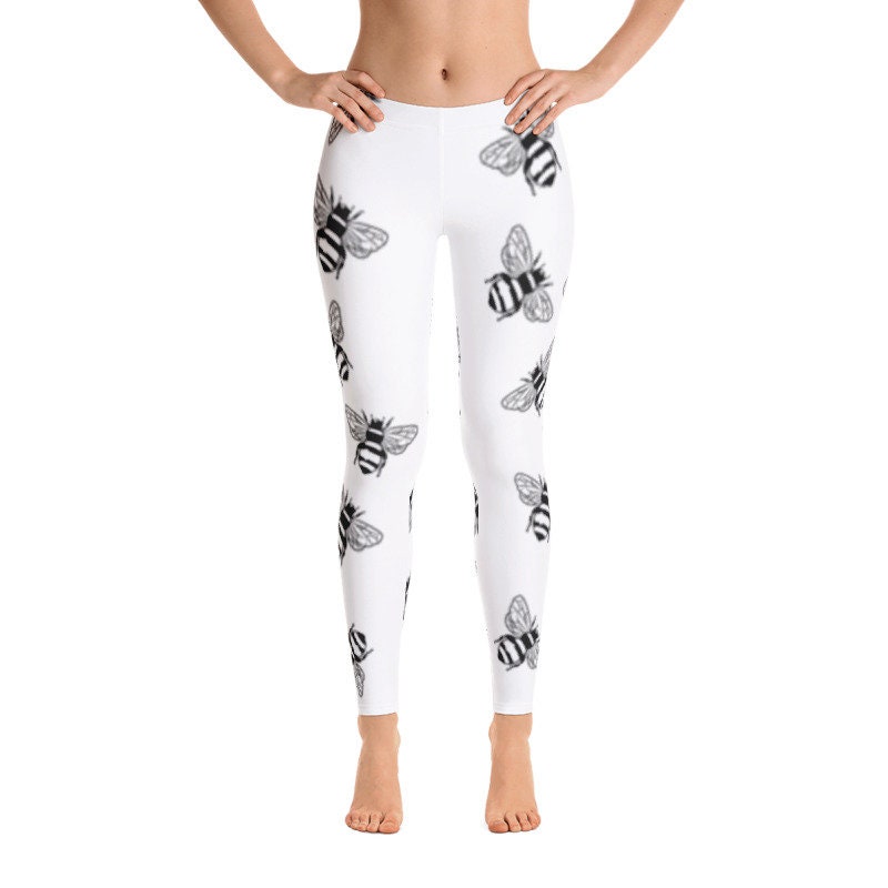 plus size bumble bee leggings