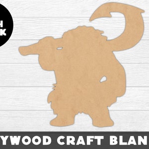 Maui Wood Shape, Moana, Unfinished Wood, Craft Wood, Wood Cutout,  Laser Cut, Craft Supply, Wood Pieces, Wood Blanks, for Crafts