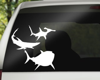 Shark Decal, Finding Nemo decal, Car Decal, wall decal, laptop stickers, Vinyl Decal, Stickers, Gifts, For Her, For Him