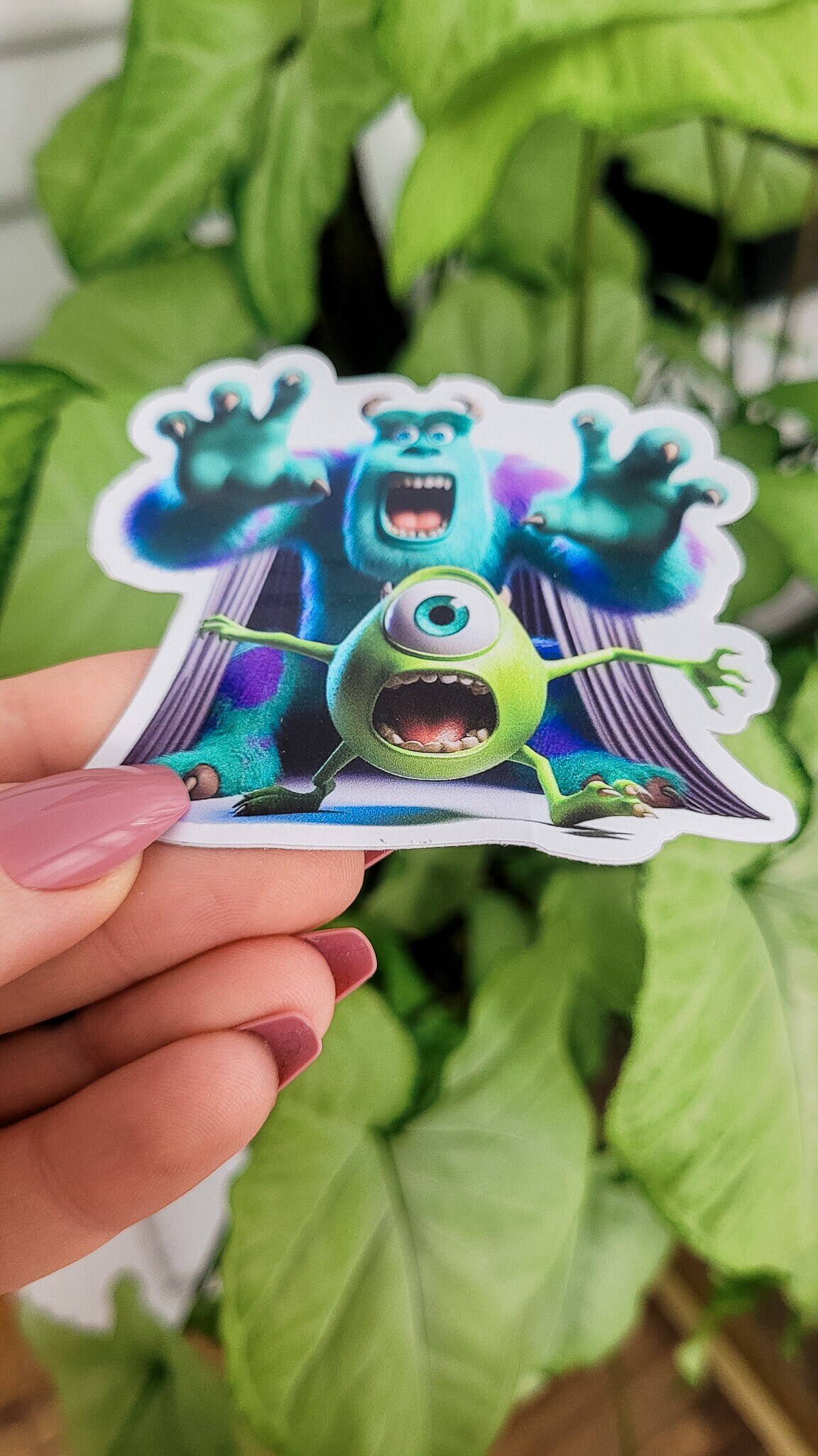 Sully Window Sticker Monsters Inc Sticker, Mike and Sully Sticker, Gift, Stickers, Laptop ...