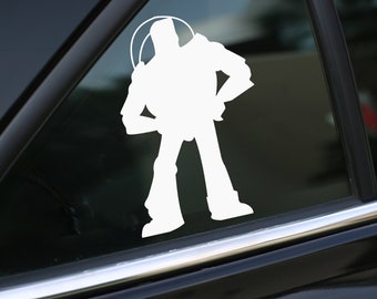 Calcomanía de Buzz Lightyear, calcomanía de Toy Story, calcomanía para auto, calcomanía de pared, calcomanías para laptop, calcomanía de vinilo, calcomanías, regalos, para ella, para él
