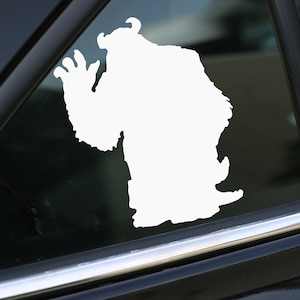 Sully Decal, Monsters Inc decal, Car Decal, wall decal, laptop stickers, Vinyl Decal, Stickers, Gifts, For Her, For Him