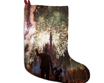 Medias navideñas de castillo, medias, calcetín navideño, repisa, decoración navideña, Navidad
