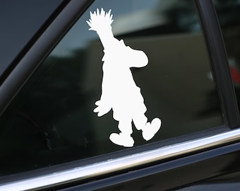 Beaker Decal, Muppets decal, Car Decal, wall decal, laptop stickers, Vinyl Decal, Stickers, Gifts, For Her, For Him