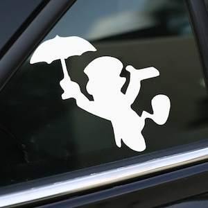 Jimminy Cricket Decal, Pinocchio decal Vinyl, Laptop stickers, Gifts, For Her, For Him