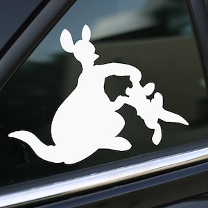 Kanga and Roo Decal, Winnie The Pooh decal, Car Decal, wall decal, laptop stickers, Gifts, For Her, For Him