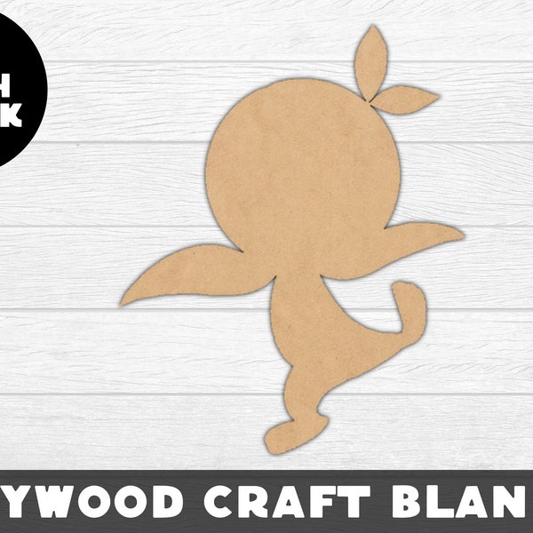 Orange Bird Wood Shape Wood, Unfinished Wood, Craft Wood, Wood Cutout,  Laser Cut, Craft Supply, Wood Pieces, Wood Blanks