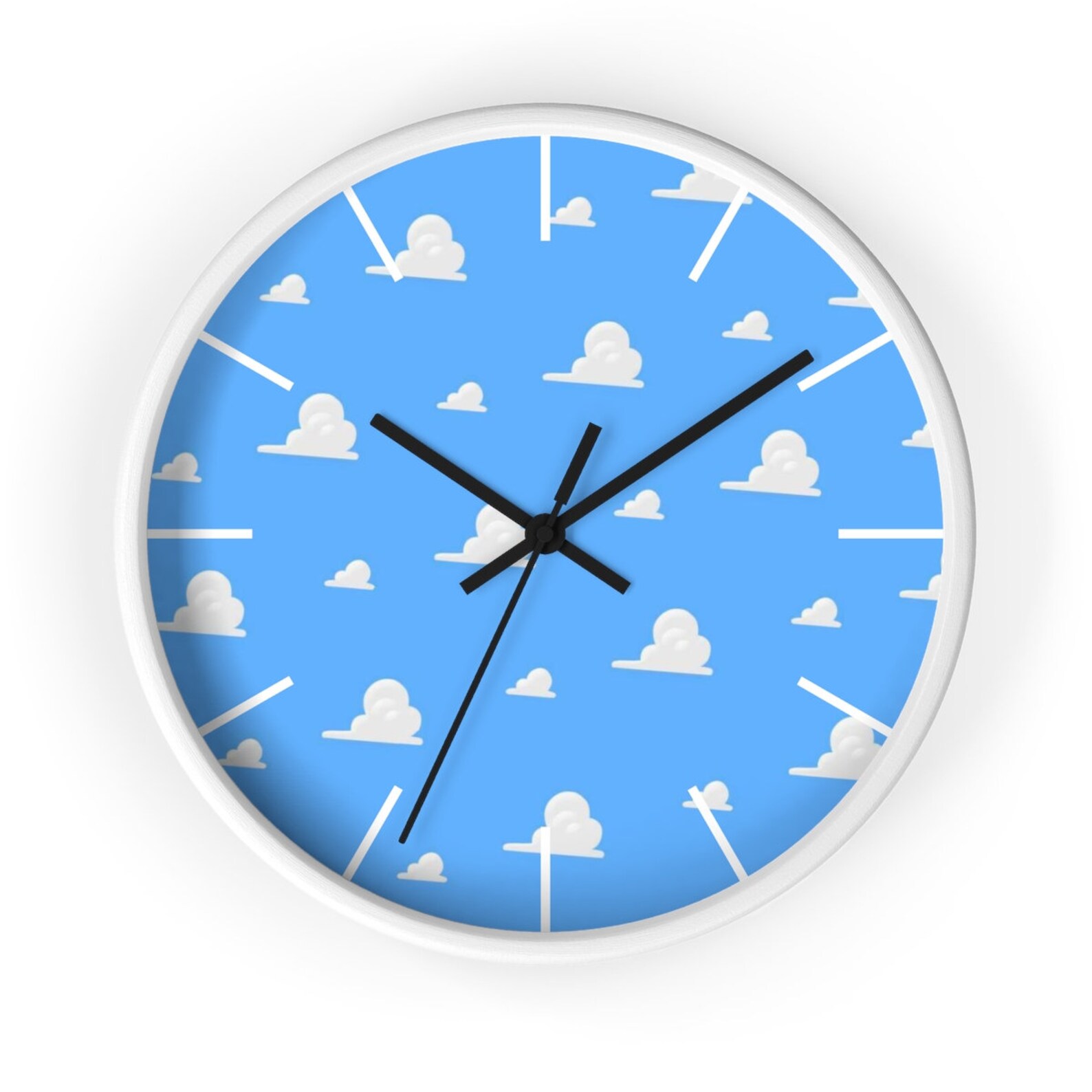 Toy Story Cloud Wall Clock Disney Home Decor Disney Gifts Etsy