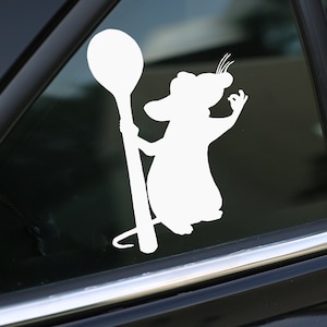 Ratatouille Decal, Remy decal, Car Decal, wall decal, laptop stickers, Vinyl Decal, Stickers, Gifts, For Her, For Him