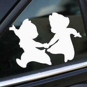 Chip and Dale Decal, Car Decal, wall decal, laptop stickers, Vinyl Decal, Stickers, Gifts, For Her, For Him