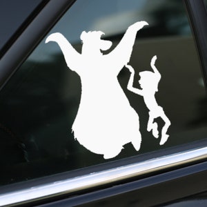 Mowgli and Baloo Decal, Jungle Book Decal, Car Decal, wall decal, laptop stickers, Vinyl Decal, Stickers, Gifts, For Her, For Him