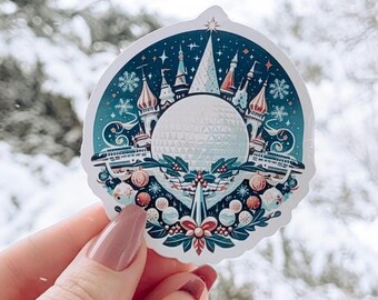 エプコットステッカー、スペースシップアースステッカー、クリスマス、ギフト、ステッカー、ラップトップステッカー、ビニールステッカー、ウォーターボトルステッカー、光沢