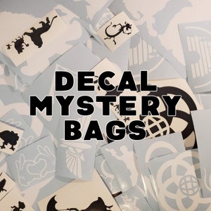 decals, Mystery Bag, Decal, Car Decal, wall decal, laptop stickers, Vinyl Decal, Stickers, Gifts, For Her, For Him