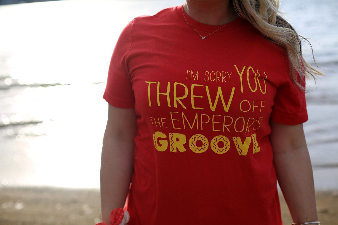 Emperor's New Groove Shirt You Threw Of My Groove Shirt Etsy
