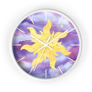 Tangled Wall Clock, Home Decor, Gift, Wall Clock, Clock, Wall Decor, Home Decor, Modern Wall Clock