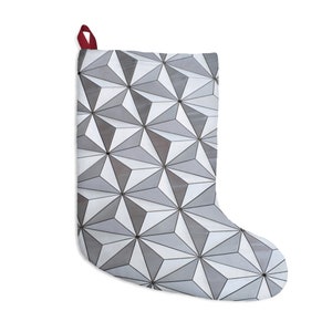 Raumschiff Erde Weihnachtsstrumpf, Epcot Geschenk, Epcot Dekor, Strumpf, Urlaubssocke, Mantel, Weihnachtsdekor, Weihnachten